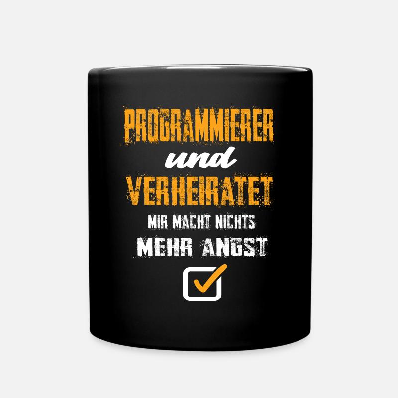 Programmierer - Tasse einfarbig - Schwarz