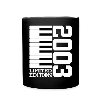 KLAVIER 23. GEBURTSTAG PIANO LIMITED EDITION 2003 - Tasse einfarbig - Schwarz - Vorne