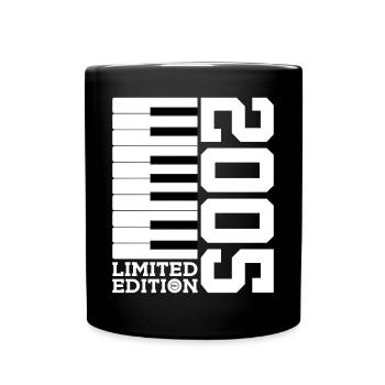KLAVIER 21. GEBURTSTAG PIANO LIMITED EDITION 2005 - Tasse einfarbig - Schwarz - Vorne