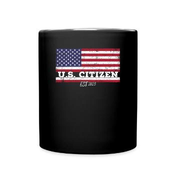 Citoyens américains, env. 2023 - Mug uni - noir - Devant