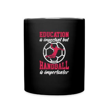 Handball Handball Player Handball Player Sport Gift - Full Colour Mug - black - Front