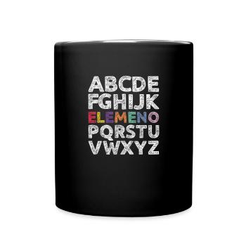 École maternelle - Mug uni - noir - Devant