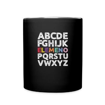 Kindergarten Child School Enrollment School Gift - Full Colour Mug - black - Front