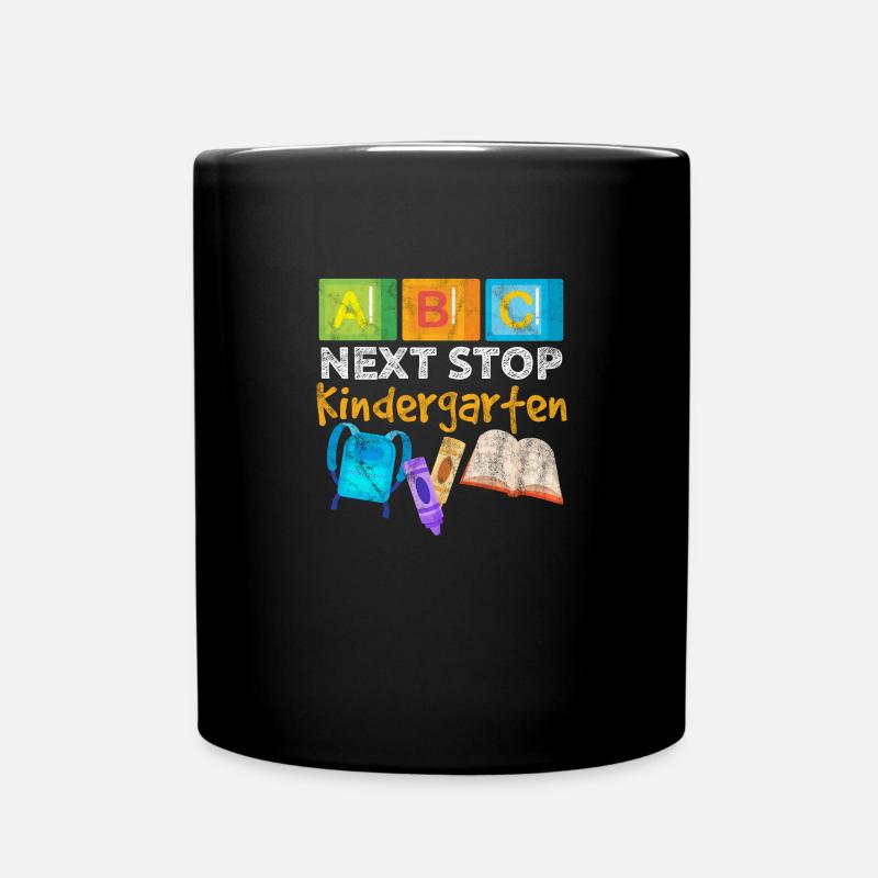 Kindergarten - Tasse einfarbig - Schwarz