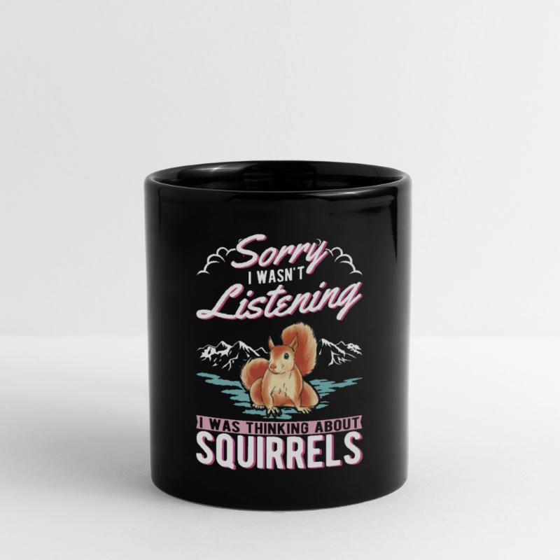 Squirrel Gift Grey Squirrel Full Colour Mug