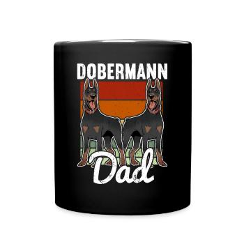 Chien Dobermann - Mug uni - noir - Devant
