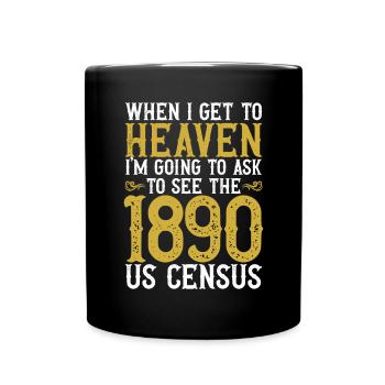 Généalogie Généalogie Généalogiste - Mug uni - noir - Devant