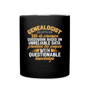 Généalogie Généalogie Généalogie - Mug uni - noir - Devant