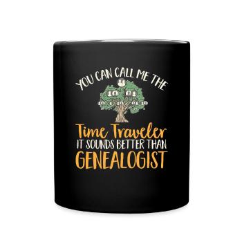 Généalogie Généalogie Généalogiste - Mug uni - noir - Devant