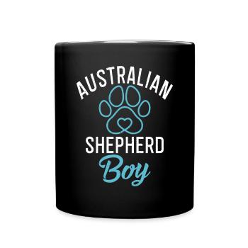 Cadeaux de berger australien - Mug uni - noir - Devant