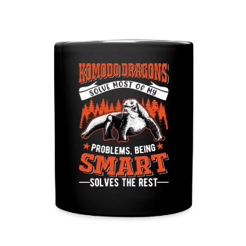 Komodo dragon Komodo dragon monitor lizard - Full Colour Mug - black - Front