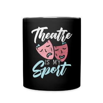 Theaterprobe Darsteller Künstler Schauspielerin Schauspieler - Tasse einfarbig - Schwarz - Vorne