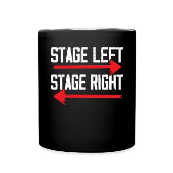 Theaterprobe Darsteller Künstler Schauspielerin Schauspieler - Tasse einfarbig - Schwarz - Vorne