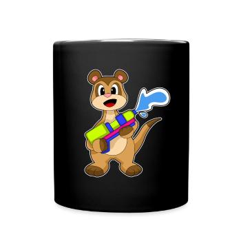 Meerkat Water Gun - Full Colour Mug - black - Front