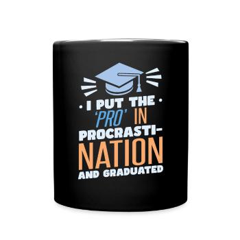 Graduation Funny - Full Colour Mug - black - Front