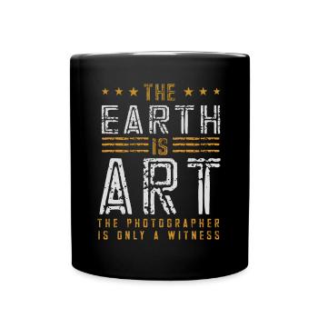 Fotografen Spruch Hobby Fotograf - Tasse einfarbig - Schwarz - Vorne