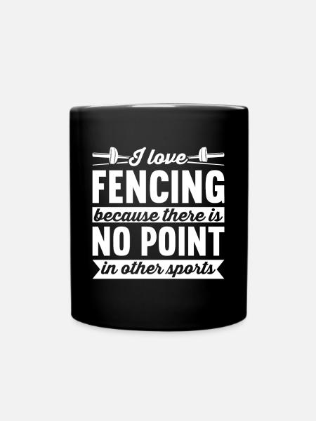 Fechter Fechter - Tasse einfarbig - Schwarz