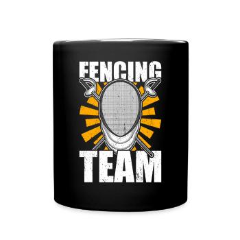 Fechter Fechter - Tasse einfarbig - Schwarz - Vorne