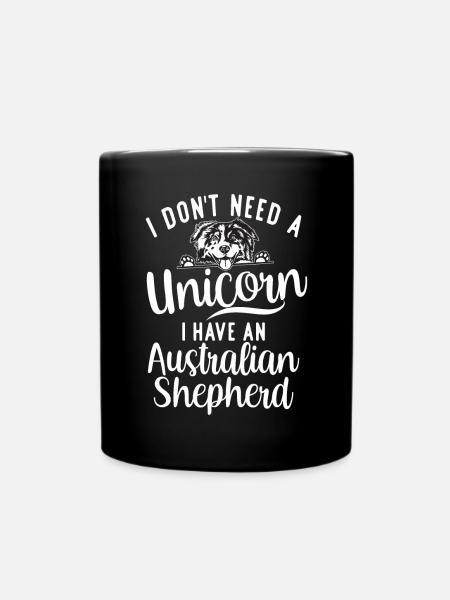 Cadeaux de berger australien - Mug uni - noir