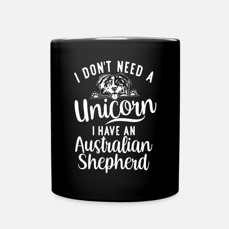Cadeaux de berger australien - Mug uni - noir