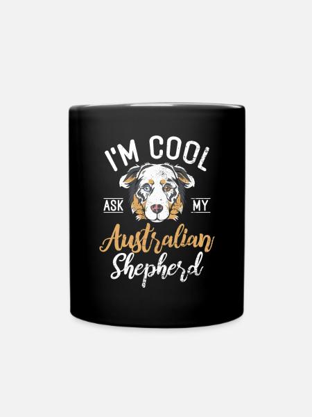 Cadeaux de berger australien - Mug uni - noir
