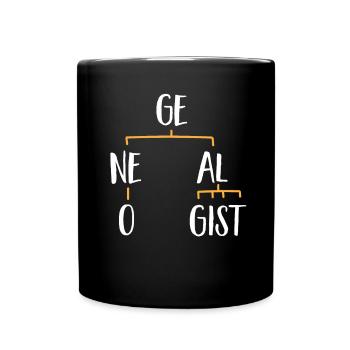 Genealogie Ahnenforschung Ahnenforscher - Tasse einfarbig - Schwarz - Vorne