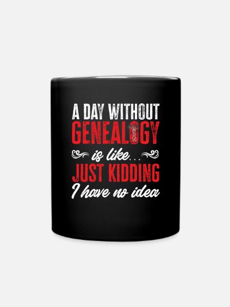 Généalogie Généalogie Généalogiste - Mug uni - noir