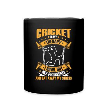 Cricket Das Einzige Spiel - Tasse einfarbig - Schwarz - Vorne