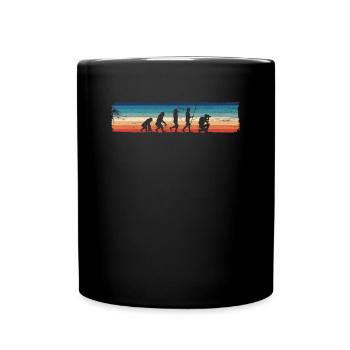 Evolution of the photographer — - Full Colour Mug - black - Front