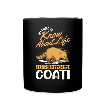 Coati Gift Proboscis Coati - Full Colour Mug - black - Front