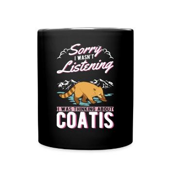Coati Gift Proboscis Coati - Full Colour Mug - black - Front