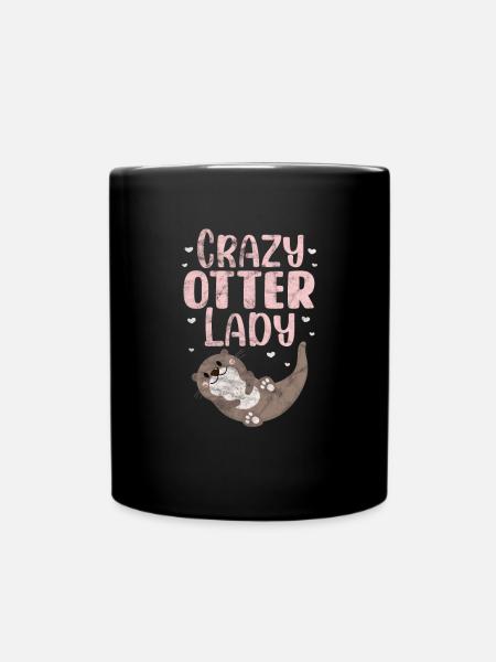 Otter - Tasse einfarbig - Schwarz