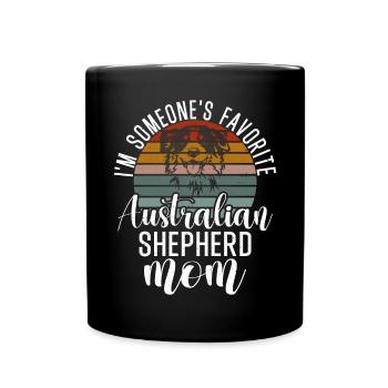 Australian Shepherd Gifts - Full Colour Mug - black - Front