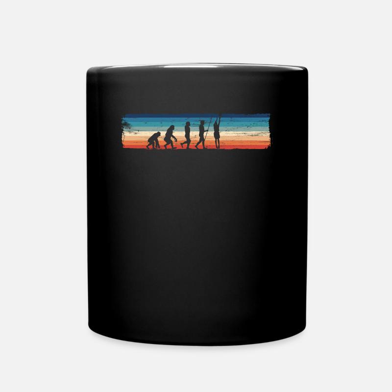 Evolution of Basketball – - Tasse einfarbig - Schwarz