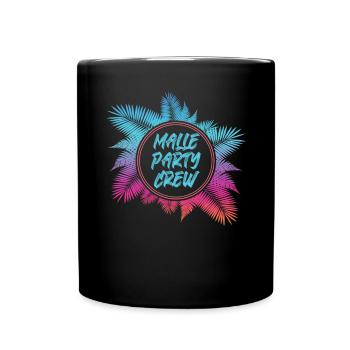 Malle Party Crew Mallorca Holiday Groups - Full Colour Mug - black - Front