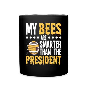 Beekeepers Bees Honey bees Beekeeping - Full Colour Mug - black - Front