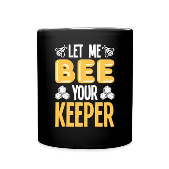 Beekeepers Bees Honey bees Beekeeping - Full Colour Mug - black - Front