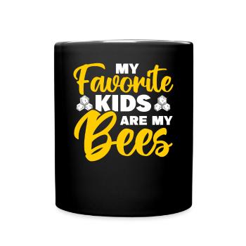 Beekeepers Bees Honey bees Beekeeping - Full Colour Mug - black - Front