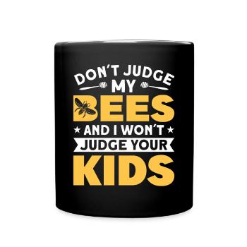 Beekeepers Bees Honey bees Beekeeping - Full Colour Mug - black - Front