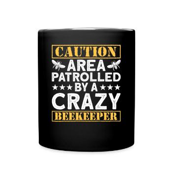 Beekeepers Bees Honey bees Beekeeping Lus - Full Colour Mug - black - Front