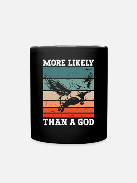 Plus probable qu’un Dieu - Athéisme athée - Mug uni - noir