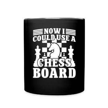 Now i could use a Chess Board - Full Colour Mug - black - Front