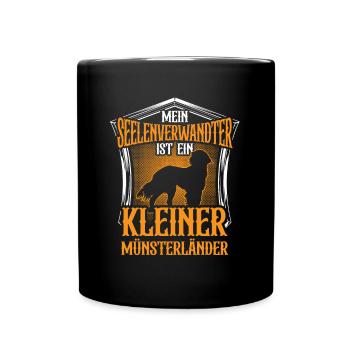 Kleiner Münsterländer ist mein Seelenverwandter - Tasse einfarbig - Schwarz - Vorne