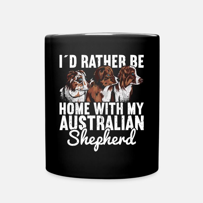 Berger australien - Mug uni - noir