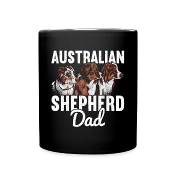 Australian Shepherd - Full Colour Mug - black - Front