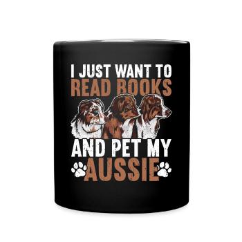 Australian Shepherd - Full Colour Mug - black - Front