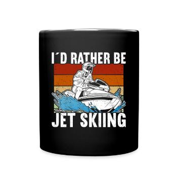 Jet Ski Jet Skiing - Mug uni - noir - Devant