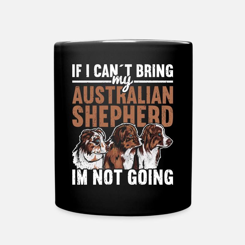 Berger australien - Mug uni - noir