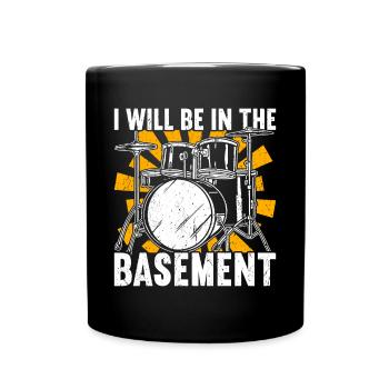 Drum Drummer Drumming Drummers - Full Colour Mug - black - Front
