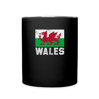 Rugby Verein Rugbyteam Football Sport Geschenk - Tasse einfarbig - Schwarz - Vorne